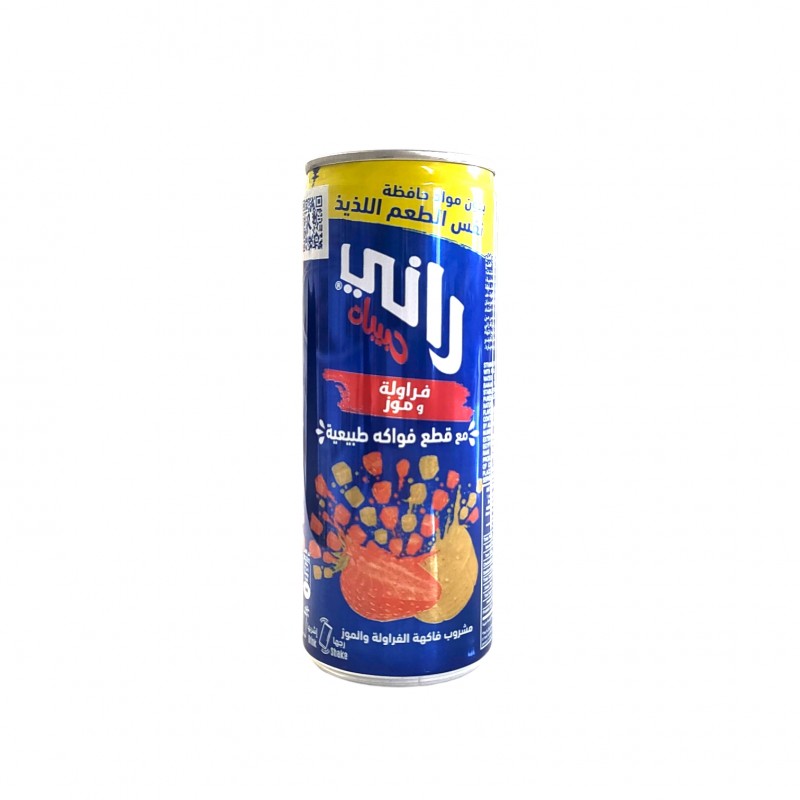 راني فراولة وموز_24x240ml