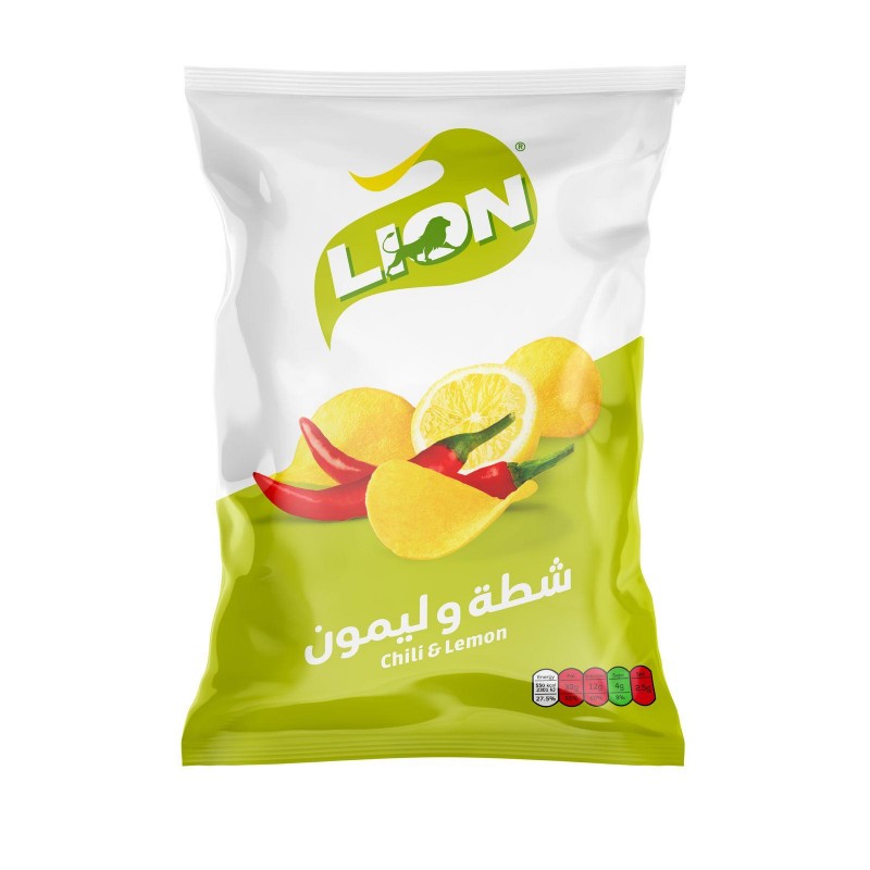 ليون شيبس شطة وليمون_15x90g