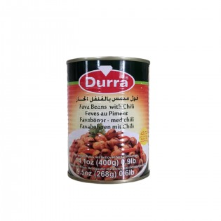 Durra Fava beans with chili 24x475g