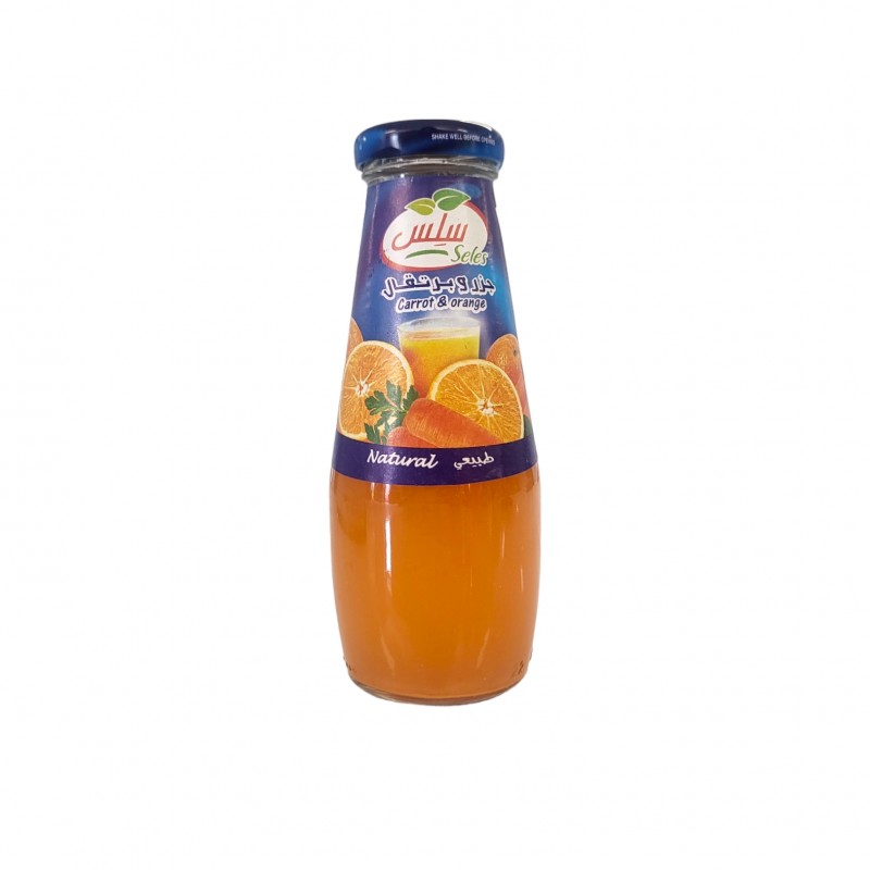 سلس عصير برتقال وجزر_24x250ml