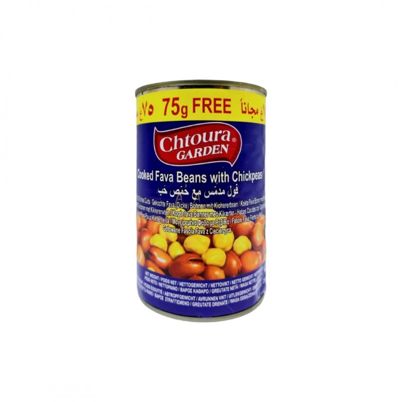 شتورة حدائق فول مع حمص_24x475g