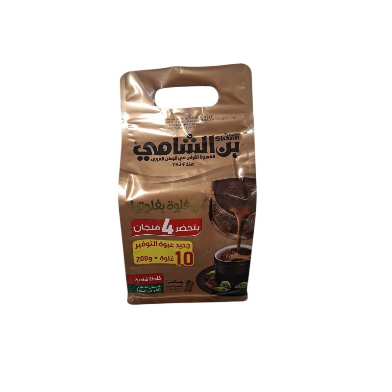 الشامي ذهبي غلوه 4 فنجان_20x200g