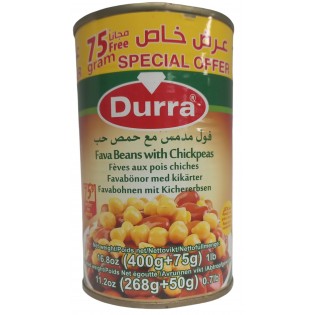 الدرة فول مع حمص_24x475g