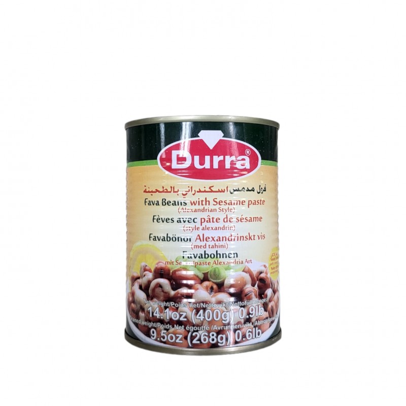 الدرة فول مدمس بالطحينة سكندراني _24x475g