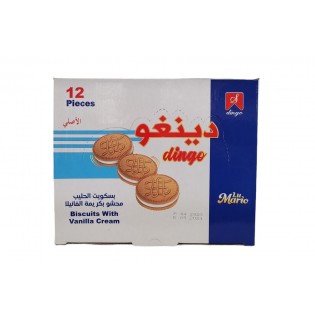دينغو بسكويت فانيلا_12x12Stx25g