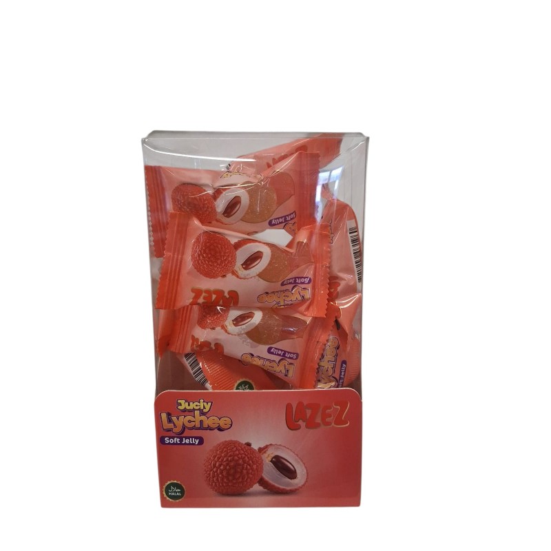 لذيذ حلوي الجيلي الطرية بنكهة الليتشي_ 24x100g