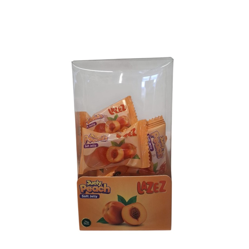 لذيذ حلوي الجيلي  طرية بنكهة الخوخ_ 24x100g