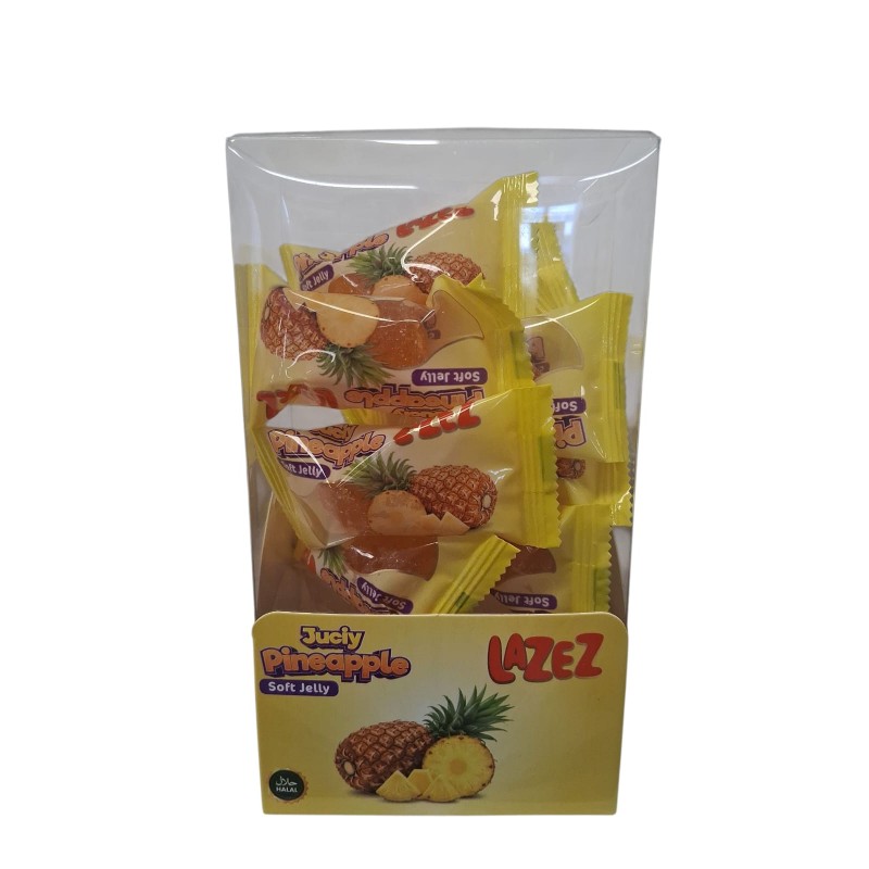 لذيذ حلوي الجيلي الطرية بنكهة الاناناس_ 24x100g