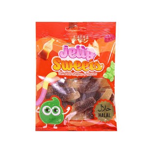 الفاخر جيلي زجاجات حامضة احمر_ 30x80g