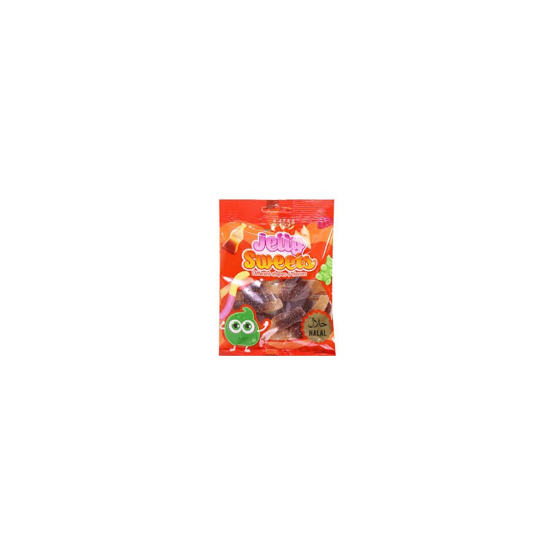 الفاخر جيلي زجاجات حامضة احمر_ 30x80g