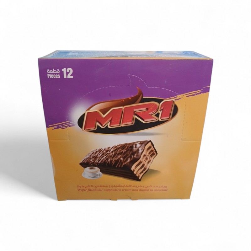 mr1 ويفر بالكابتشينو _ 12x25g