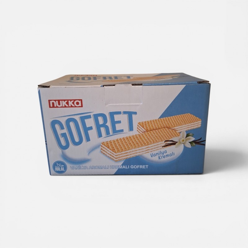 Nukka nostalji wafer with milk cream 450gx12