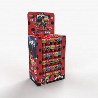 Miraculous Surprise Crystal Egg 16g Stand (144 PCS)