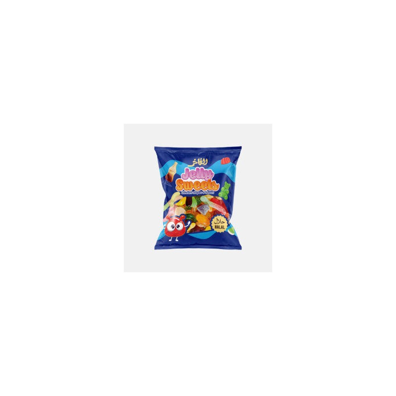 الفاخر جيلي الدببة الملونة ازرق _30x85g