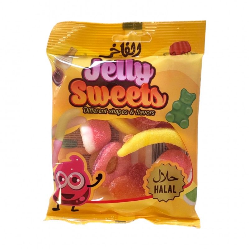الفاخر جيلي فواكة اصفر_30x85g