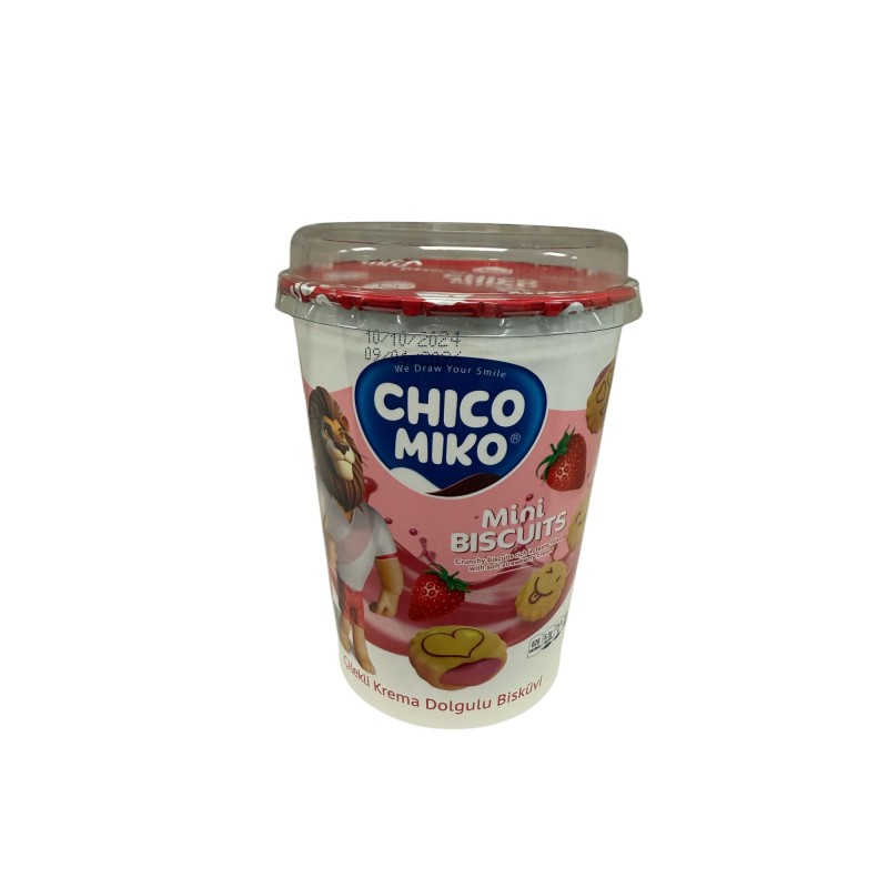 CHICO MIKO Mini Biscuots Strwberry 24×125g