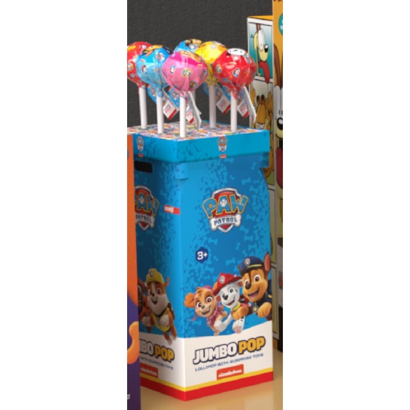 PAW PATROL مصاص جامبو ستاند كرتون 16gx40