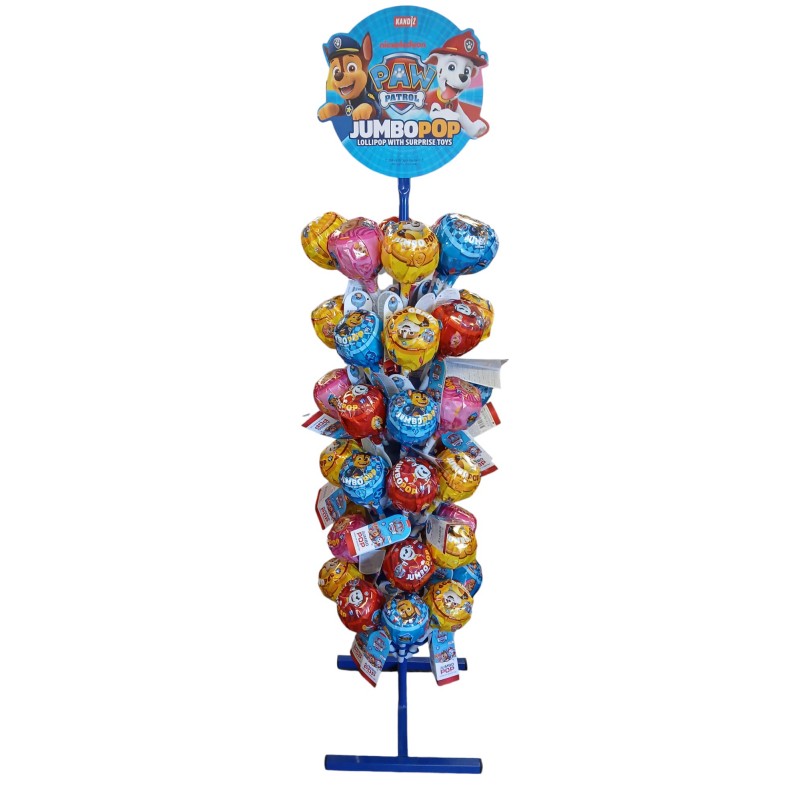 PAW PATROL  مصاص جامبو ستاند معدن 16gx48